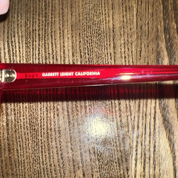 GARRETT LEIGHT-JACQUELINE CHE/SFPU Oval Sunglasses Cherry Semiflat Purple - Picture 4 of 7